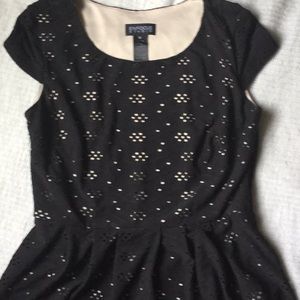 Enfocus Black and Tan dress